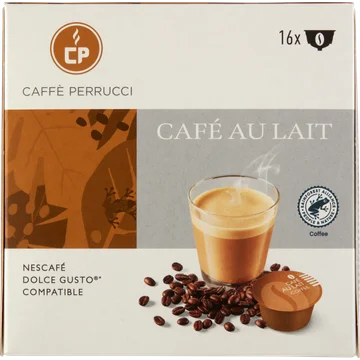 Caffè Perrucci Café au Lait 16 x 10 g
