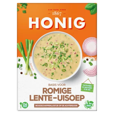 Honig Basis voor romige lente-uisoep