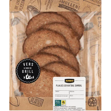Jumbo Plakjes Gehaktbal Sambal ca. 130 g