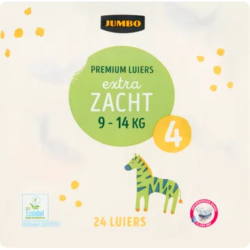 Jumbo Premium Luiers Maat 4 9-14 kg 24 Stuks