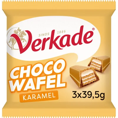 Verkade Wafelicious Choco Karamel 118,5 g