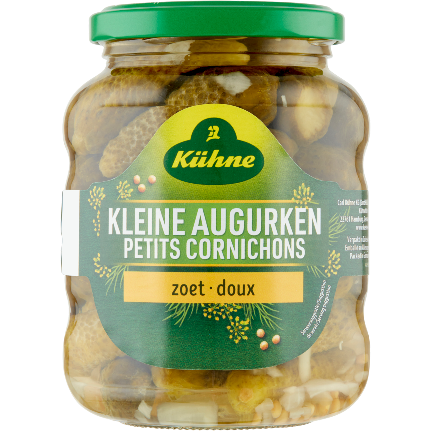 Kühne Kleine Augurken Zoet 330 g