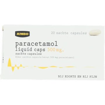 Jumbo Paracetamol liquid caps 500mg
