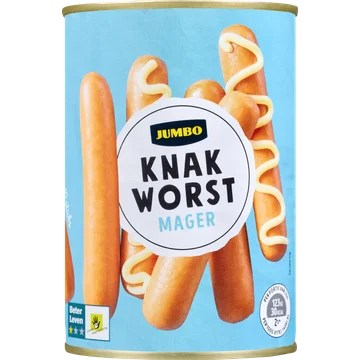 Jumbo Knakworst Mager 10 Stuks