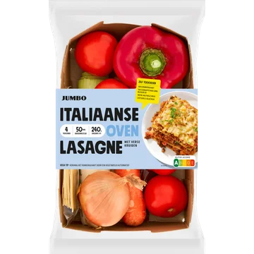 Jumbo Italiaanse Lasagne Verspakket 4 Personen