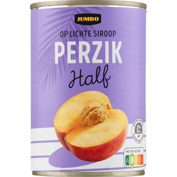 Jumbo Perzik Half op Lichte Siroop 410 g