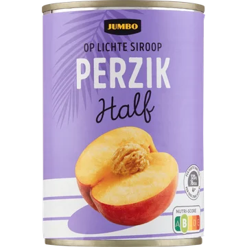 Jumbo Perzik Half op Lichte Siroop 410 g