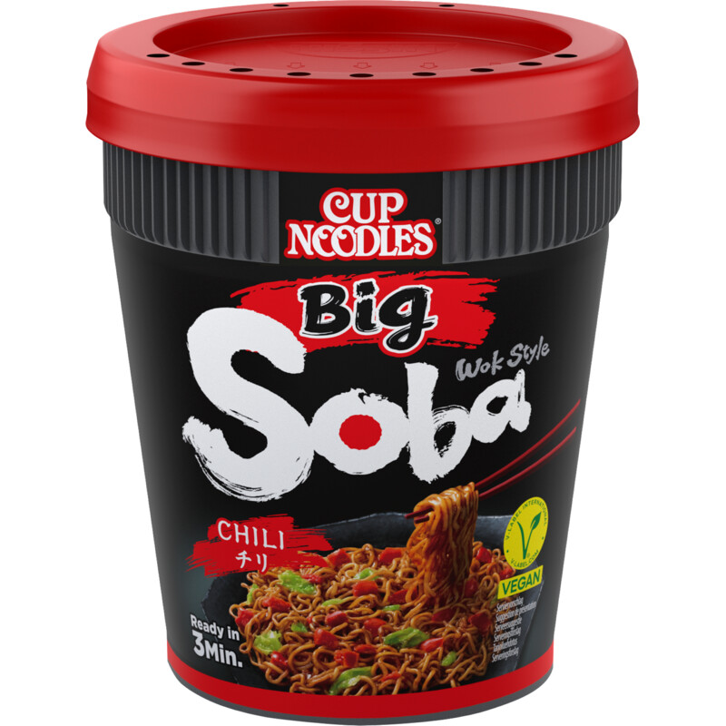 Nissin Soba big cup noodles chili