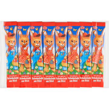 E + G Vollmilch- Schokolade am Stiel 8 x 15 g