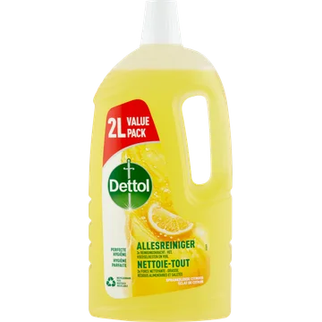 Dettol Allesreiniger Sprankelende Citroen Value Pack 2 L