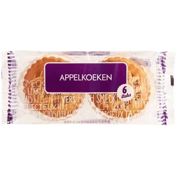 Appelkoeken 6 Stuks 300 g