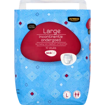 Jumbo Incontinentie Ondergoed Large 10 Stuks