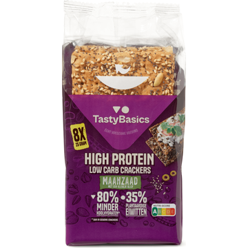 TastyBasics Low Carb - High Protein Cracker Maanzaad