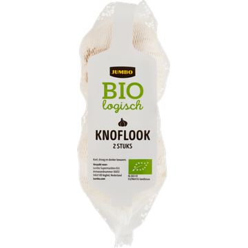 Jumbo Biologische Knoflook 2 Stuks