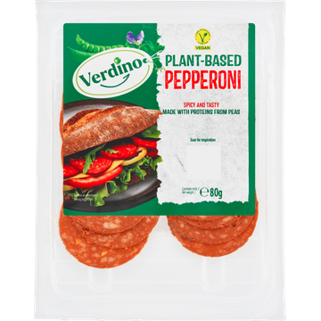 Verdino Plant-Based Pepperoni 80 g
