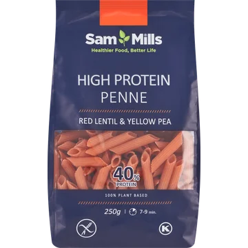 Sam Mills Glutenvrije Fusilli van kikkererwten en gele erwten, eiwitrijk en glutenvrij 250g