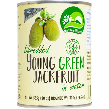 Nature's Charm Shredded Young Green Jackfruit in Water 565 g