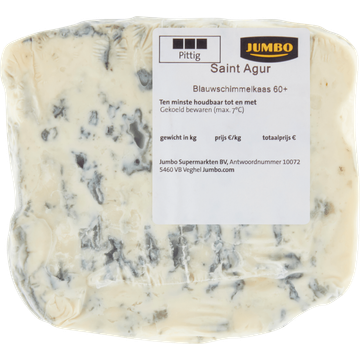 Jumbo Saint Agur Blauwschimmelkaas 60+ ca. 144g