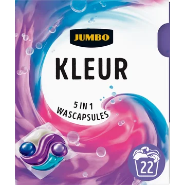 Jumbo Wascapsules 5 in 1 Kleur 22 Wasbeurten