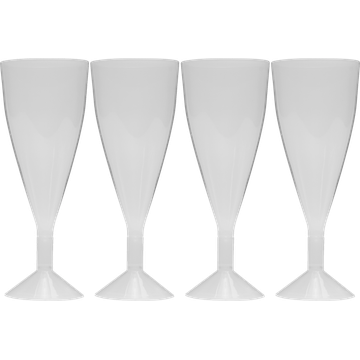 HEMA Champagneglazen Herbruikbaar 4 Stuks