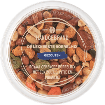 Handgebrand Dé Lekkerste Borrelmix Gezouten 230 g