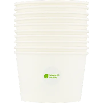 HEMA Bakjes Wit -  10 Stuks