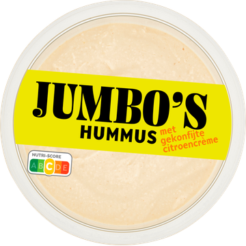 Jumbo's Hummus met Gekonfijte Citroencrème 150 g
