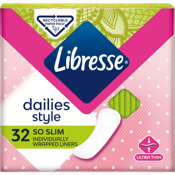 Libresse So Slim Inlegkruisjes 32 Stuks