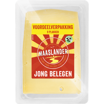 Maaslander 50+ Jong Belegen Plak Voordeelpak 215 g