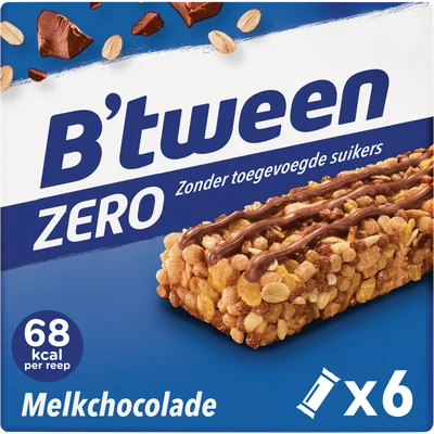 Hero B'tween mueslireep zero melkchocolade