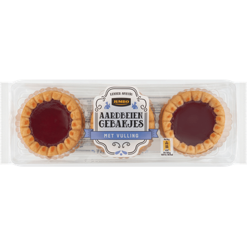 Jumbo Aardbeiengebakjes met Vulling 300 g