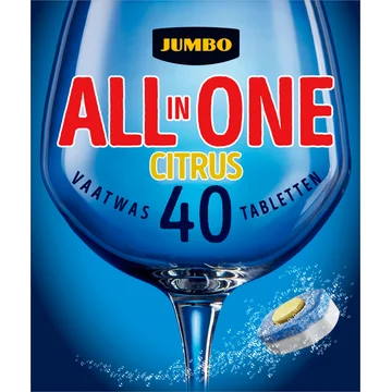 Jumbo All-in-One Vaatwastabletten Citrus 40 x 17g