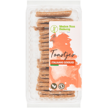 Gluten Free Bakery Holland Toastjes Italiaans Gekruid 100 g
