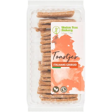 Gluten Free Bakery Holland Toastjes Italiaans Gekruid 100 g