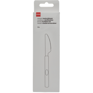 HEMA Multi Use Messen - 10 Stuks
