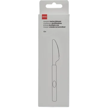 HEMA Multi Use Messen - 10 Stuks