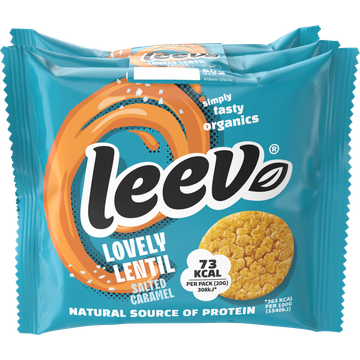 Leev® bio LOVELY LENTIL cakes caramel 60g (3x2st)