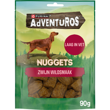 AdVENTuROS Nuggets Hondensnacks Rijk aan Wildzwijn