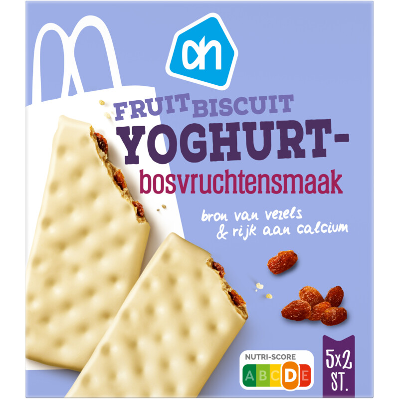 AH Fruitbiscuit yoghurt bosvruchtensmaak