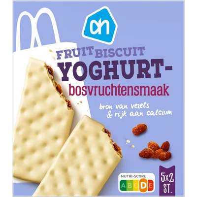 AH Fruitbiscuit yoghurt bosvruchtensmaak