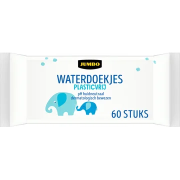 Jumbo Waterdoekjes Plasticvrij 60 Stuks