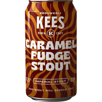 Brouwerij Kees - Caramel Fudge Stout - Blik - 330ML