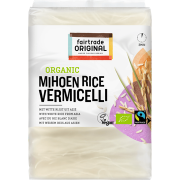Fairtrade Original Organic Mihoen met Witte Rijst uit Azië 225 g