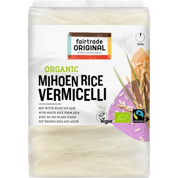 Fairtrade Original Organic Mihoen met Witte Rijst uit Azië 225 g