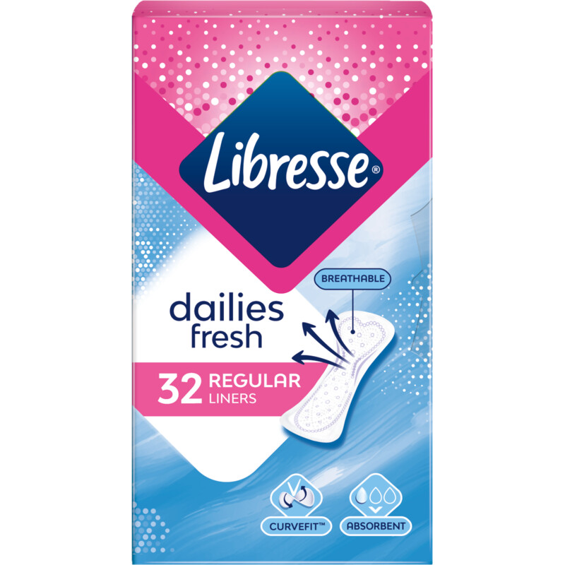 Libresse Normal Deo Fresh Inlegkruisjes 32 Stuks