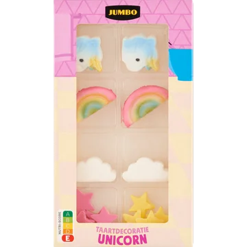 Jumbo Taartdecoratie Unicorn 25 g