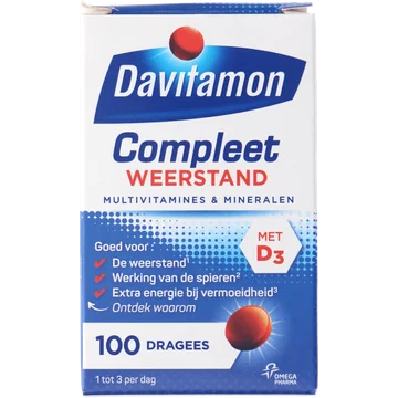 Davitamon Compleet weerstand dragees, 100 stuks