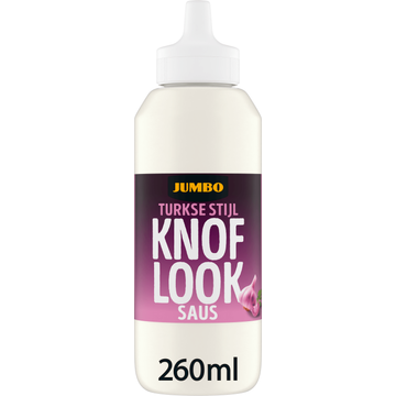 Jumbo Turkse Stijl Knoflook Saus 260 ml
