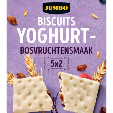 Jumbo Biscuits Yoghurt Bosvruchtensmaak 5 x 2 Stuks