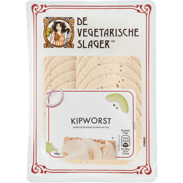 De Vegetarische Slager Kipworst 100 g